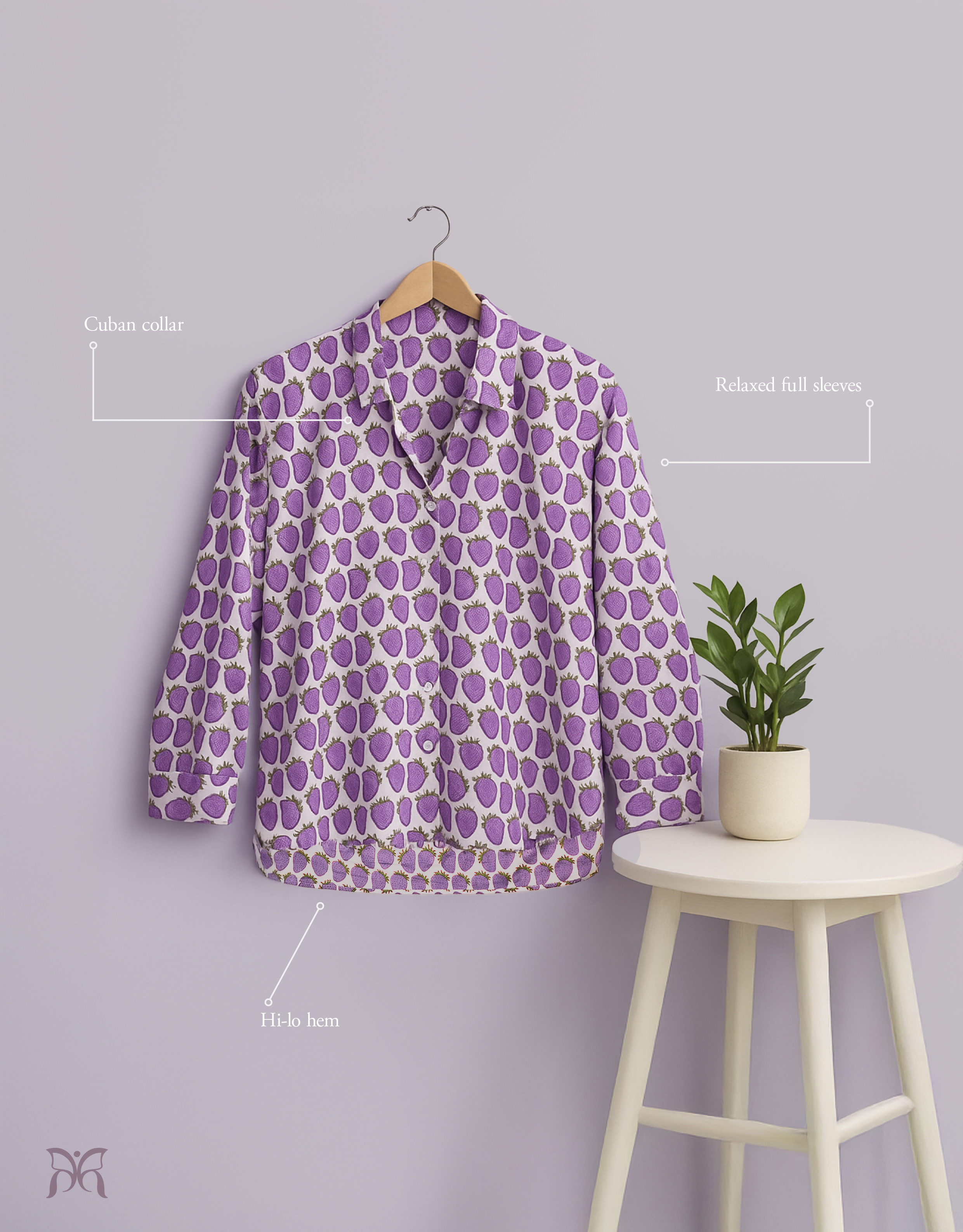 Floral Embroidered Shirt